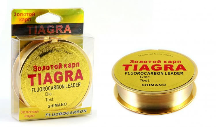 Леска флюорокарбон "Золотой карп TIAGRA " 30m+5m Dia:0.10 Test:5,10 SHIMANO - фото 1 - id-p113170925
