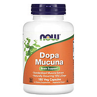 Now foods dopa mucuna, 180 растительных капсул