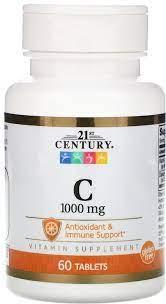 21st Century, Витамин C, 1000 мг, 60 таблеток