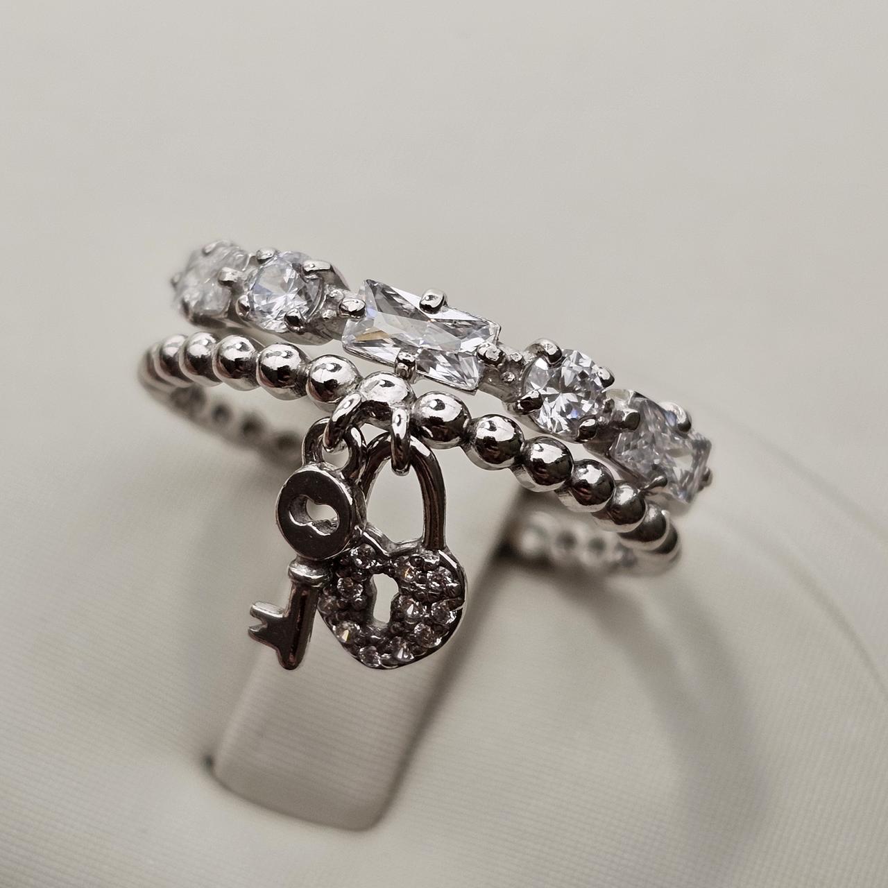 Серебряное кольцо фианит 2,94гр, 925 проба ,18,5 размер - фото 7 - id-p112938182