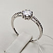 Кольцо с фианитом 1,07 гр, серебро 925 проба,17 размер, фото 5