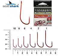 Крючки NEW EastShark Vasakura BAITHOLDER № 6 красный (уп/10 шт)