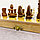 Нарды, шашки, шахматы деревянные 3-в-1 30*30 см  маленькие art-161, фото 5