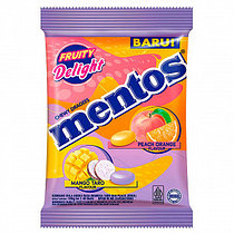 Жев.конфеты Mentos Single Flow Fruity Delight 121 гр (40 шт в упак)