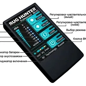 Профессиональный индикатор поля BugHunter Professional (детектор жучков)) - фото 3 - id-p113181889