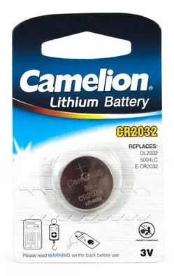 Батарейка литиевая Camellion, СR2025-BP1, 1шт в упаковке