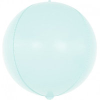 Шар (10''/25 см) Сфера 3D, Макарунс, светло голубой, 1 шт. Китай без скидки