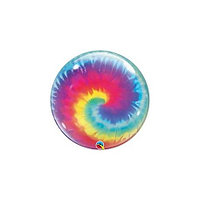Bubble 22" спиральді кемпірқосақ рнектері Qualatex АҚШ