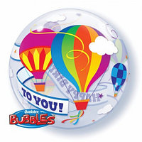 3D объемные шары Bubbles, ORBZ 22" bubble Bday Hot Air balloon ride ea. 41779