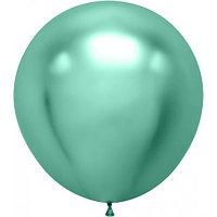 Шар (36"/91см) Зеленый, хром 1 шт.