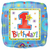 1 St Birthday boy 119290 Anagram (США) 17"(р)