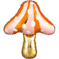 Шар (29''/74 см) Фигура, гриб мухомор розовый Falali, КИТАЙ