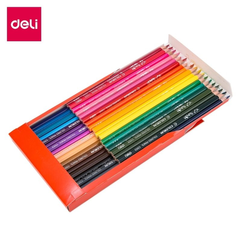 Карандаши цветные Deli ColoRun, 36 цветов, картон - фото 3 - id-p113192471