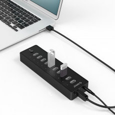 USB hub ORICO P10-U2-V1-EU-BK-BP, фото 2