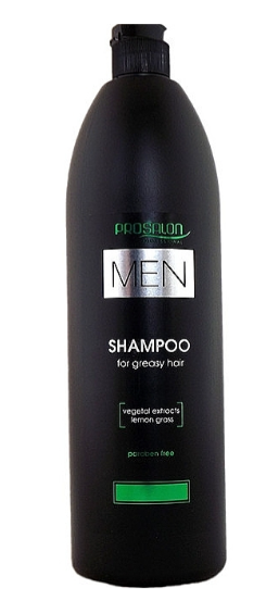 Шампунь мужской для волос склонных к жирности c растительным экстрактом лайма Prosalon 1л - фото 1 - id-p113217262