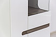 Линате Шкаф с витриной 3D/TYP 01 Р, белый/дуб трюфель, Анрекс, фото 5