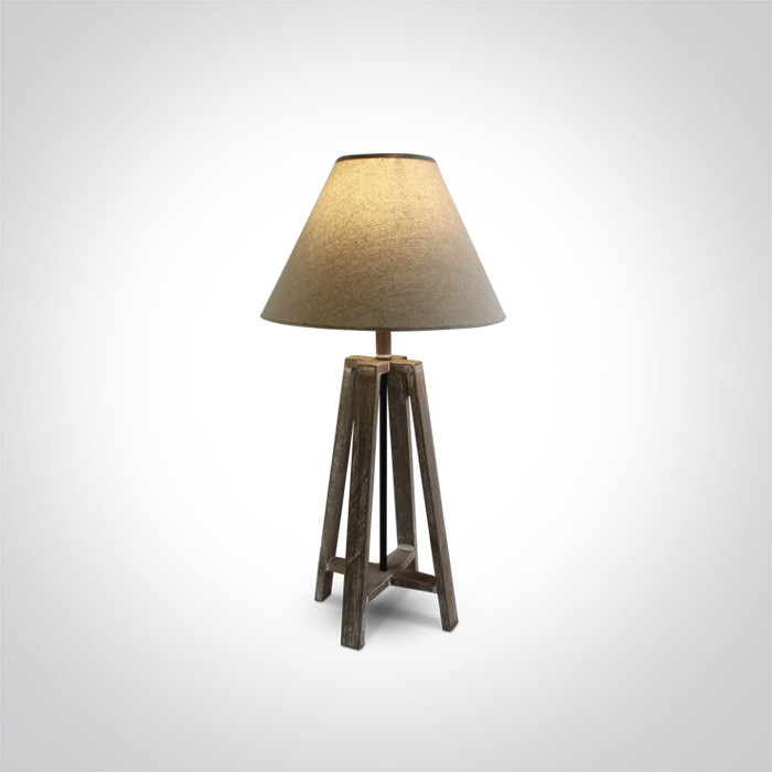 Настольная лампа One Light 61118 The Wood Nostalgia - фото 1 - id-p113221953