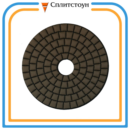 Алмазный полировальный круг  (6A2S 100x1,5 №11 (5/3) #3000    гранит, бетон )  сухая  Professional
