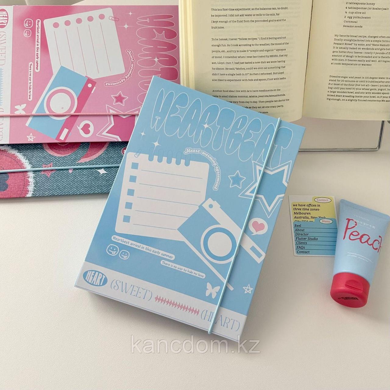 Фотоальбом на кольцах 200 фото "Heart Beat" 6,7х9,6см