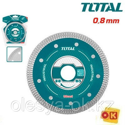 Диск алмазный тонкий 115 мм по керамограниту TOTAL TAC2181151HT