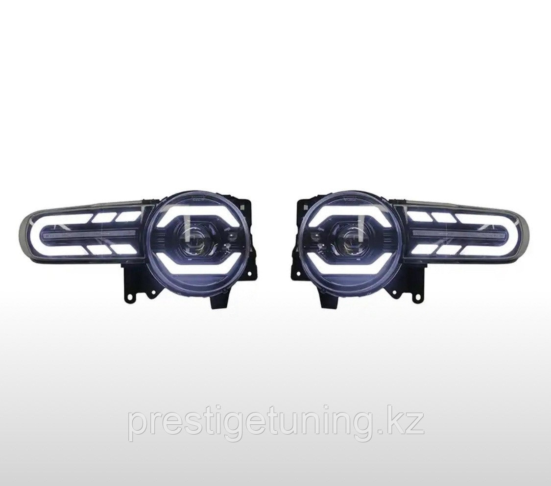 Передние фары на FJ Cruiser 2006-22 стиль DZN, фото 1