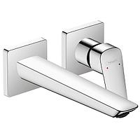 Смеситель для раковины, настенный, хром Hansgrohe Logis 71256000