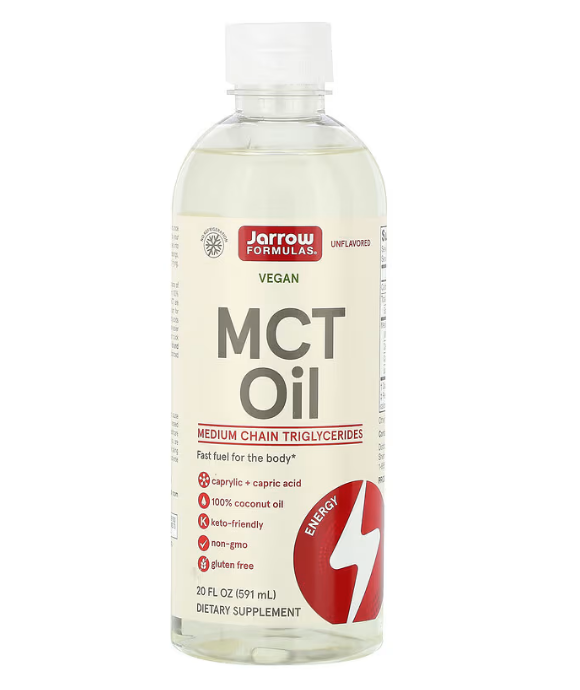 Jarrow Formulas, масло MCT, с нейтральным вкусом, 591 мл (20 жидк. унций)