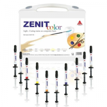 Светоотверждаемые краски Zenit Color Kit на основе композита 1 шт. 1 г белый - фото 1 - id-p113228567