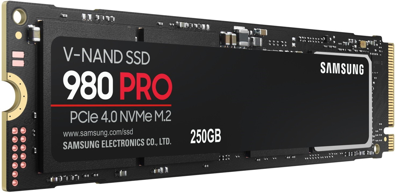SSD 250GB SSD Samsung 980 PRO M.2 2280 PCIe Gen 3.0 x4 NVMe 1.4 MZ-V8V250BW - фото 1 - id-p113228620