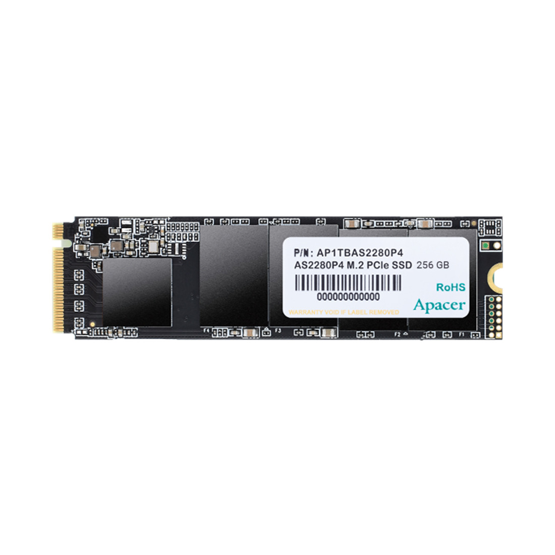 SSD 256Gb M.2 PCIe 2280 Apacer AS2280P4 AP256GAS2280P4-1 NVMe PCIe 3.0x4
