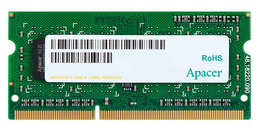 RAM Apacer SO-DIMM DS.08G2K.KAM 8 GB DDR3 1600 MHz - фото 1 - id-p113228688