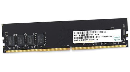RAM Apacer 4GB 2666MHz DDR4 DIMM, EL.04G2V.KNH, CL19, фото 2