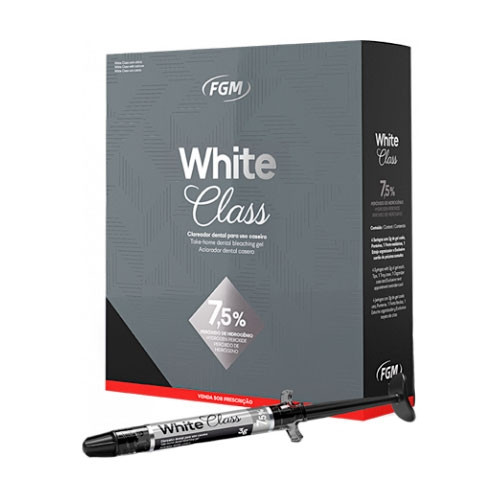 Гель White Class 7.5% для домашнего отбеливания зубов 4 шприца по 3 г - фото 2 - id-p113228966