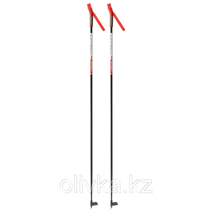 Палки лыжные стеклопластиковые, длина 155 см, цвета МИКС - фото 9 - id-p105776498