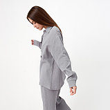 Пижама женская (рубашка и брюки) KAFTAN "Basic" размер 40-42, цвет серый, фото 3