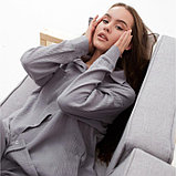 Пижама женская (рубашка и брюки) KAFTAN "Basic" размер 40-42, цвет серый, фото 5