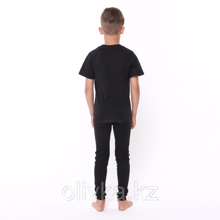 Термобельё для мальчика (кальсоны), цвет черный, рост 128 см - фото 4 - id-p105781733