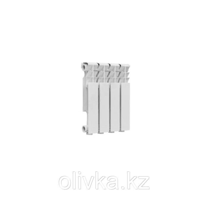 Радиатор алюминиевый Ogint Delta Plus RAL 9016, 412 Вт, 350 х 78 мм, 4 секции, белый - фото 1 - id-p113233010