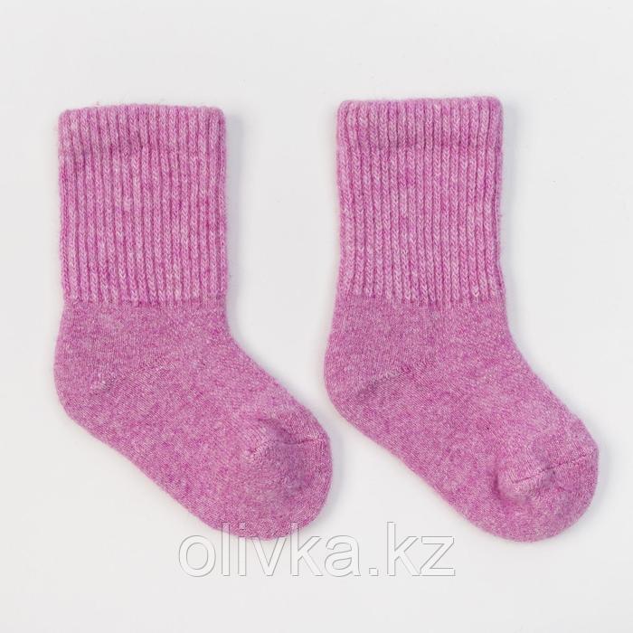 Носки детские из монгольской шерсти, цвет розовый, размер 10-12 см (1) - фото 1 - id-p113230382