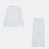 Пижама женская (рубашка и брюки) KAFTAN "Basic" размер 44-46, цвет серо-голубой, фото 10