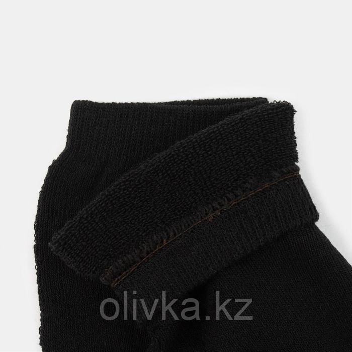 Носки мужские махровые, цвет чёрный, размер 29 - фото 2 - id-p113231514