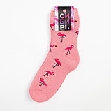 Носки женские махровые «Фламинго», цвет розовый, размер 23-25, фото 5
