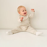 Ползунки-штанишки Крошка Я, BASIC LINE, рост 86-92 см, цвет молочный, фото 3