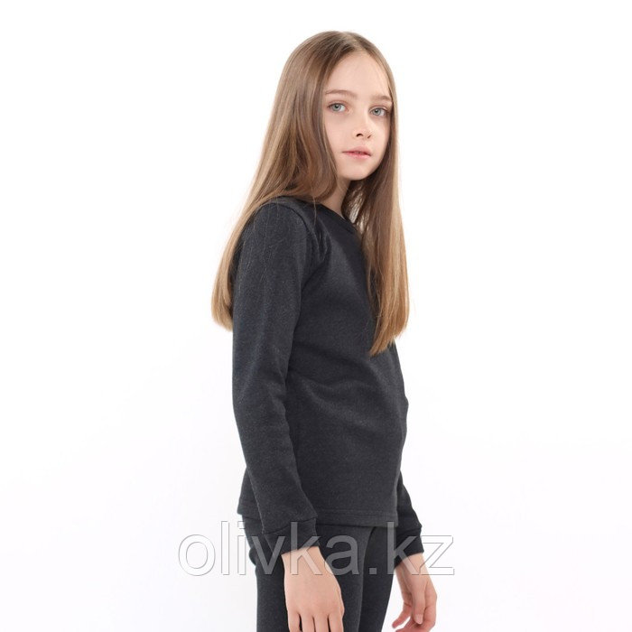 Термобельё для девочки (джемпер, брюки), цвет серый, рост 140 см - фото 5 - id-p113235475