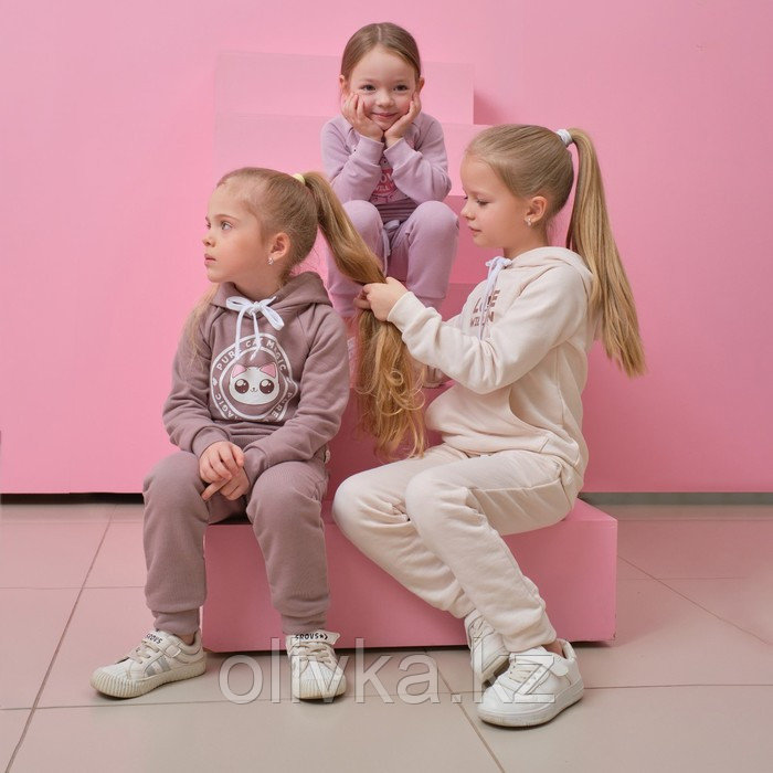 Худи для девочки KAFTAN "Dream", размер 34 (122-128), цвет бежевый - фото 7 - id-p113233779