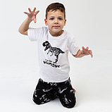 Пижама детская для мальчика KAFTAN "Динозавры" рост 86-92 (28), фото 2