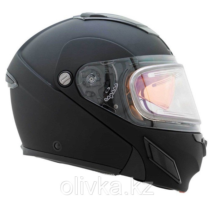 Шлем снегоходный ZOX Brigade, стекло с электроподогревом, матовый, размер 4XL, чёрный - фото 4 - id-p105783465