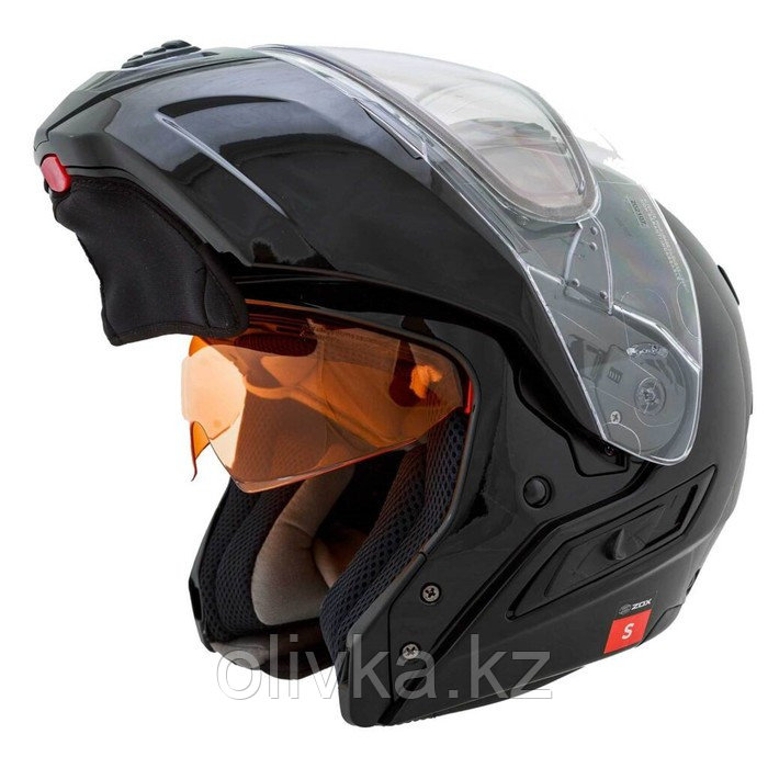 Шлем снегоходный ZOX Condor, двойное стекло, глянец, размер XL, чёрный - фото 10 - id-p113234367