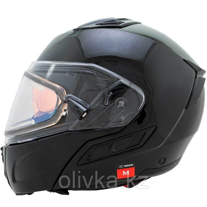 Шлем снегоходный ZOX Condor, стекло с электроподогревом, глянец, размер M, чёрный - фото 2 - id-p105783468