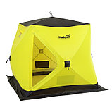 Палатка зимняя утепленная Helios, 1.8 х 1.8 м, цвет желтый/серый (HS-WSCI-180YG), фото 2